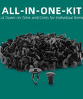 Upgrade Your Daily Driver With These Tough As Nails Gm Fender Liner Clips Push Type Fasteners For Buick Enclave And Cadillac Escalade Trim Panel Hardware. Bulk pack of black thermoplastic push type fasteners.