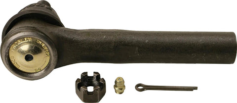 Steering Tie Rod End For Subaru Crosstrek XV WRX STI 2013 To 2023 Replacement Upgrade Durable Steel Ball Joint For Precise Handling And Smooth Steering Across Multiple Subaru Crosstrek WRX STI Ascent Models, black steel tie rod end with castle nut and cotter pin