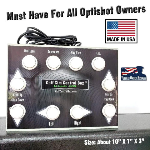 USB Ready Golf Simulator Control Box For Windows With Durable Arcade Buttons And Top Notch Build For TGC E6 GSA Fitness Golf