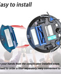 Replacement Dust Bin Box For Eufy RoboVac 11S 12 15C 15T 30 30C 35C 25C G30 Vacuum Cleaner displayed next to RoboVac base