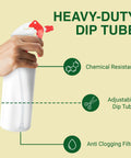 Pro Grade Heavy Duty 32 Oz Empty Spray Bottles For Knotty Jobs And Weekend Cleanups Two Pack Red Trigger Sprayers with heavy-duty dip tube.