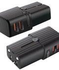 Dual Universal USB Travel Adapter For Worldwide Power And Charging Works With Motorola ROKR S9 Plug And Play Across 150 Countries Coverage Includes USA UK EU CN AU NZ Outlets All In One Travel Ready Power Adapter, black