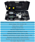 Handheld Electric Pipe Beveling Machine With Internal Expanding Chuck For No Sweat 220V Chamfering and Weld Prep, 1500W motor, in case.