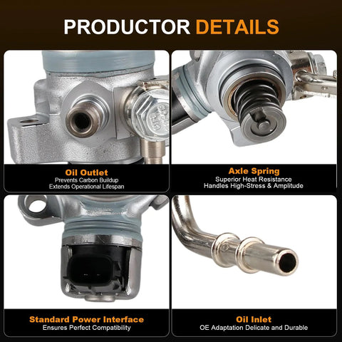 High Pressure Fuel Pump Replacement For Honda Accord CR-V Odyssey Elysion Spirior And Acura ILX 2.4L L4 2012 2018 details image