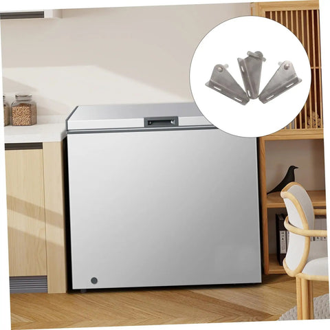 Solid As A Rock Stainless Steel Freezer Hinge Replacement Kit Engineered For Fridge Door Fixes With Hassle Free Snap In Assembly And Tough Build Quality That Powers Through Daily Kitchen Wear Without Skipping A Beat
