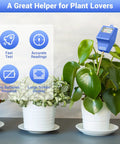 Practical Soil Moisture Meter For Plants And Garden Hygrometer Sensor For Indoor Outdoor Use No Battery Needed in houseplant pot