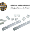 WX4 A019 JXA019K microwave mounting kit replacement with metal brackets and screws for undercabinet installation, 3-month warranty.
