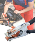 Heavy Duty 500A Welding Ground Clamp With Rubber Sleeve And Insulated Handle For A Secure Electrical Connection In Welding Applications