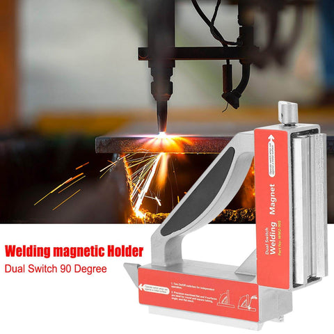 Magnetic Welding Jig With On Off Switch For 90 Degree Corner And Pipe Work Heavy Duty Welder Magnet Holder With V Groove Base
