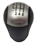 Ford Mustang 2011 2012 Black 6-Speed Gear Shift Knob Replacement Part BR3Z-7213-A OEM Style Direct Bolt On