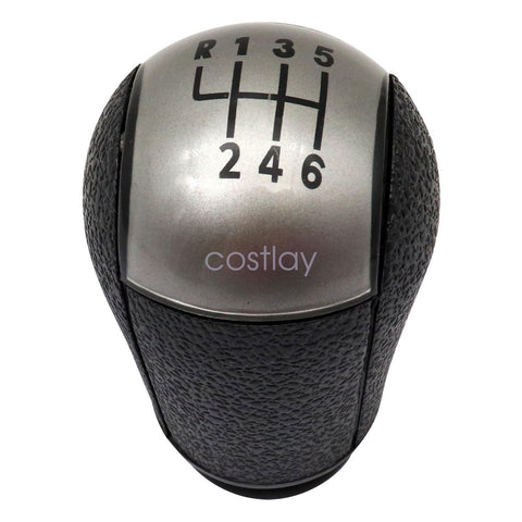 Ford Mustang 2011 2012 Black 6-Speed Gear Shift Knob Replacement Part BR3Z-7213-A OEM Style Direct Bolt On