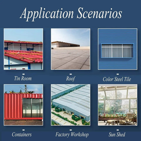 Heavy Duty Professional Grade Self Adhesive Thermal Insulation Roll With Rock Solid Fireproof Sound Deadening Foam Panel applied on roofs and workshops.