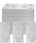 Heavy Duty Stainless Steel Mending Brackets 40 Pack Straight Up Solid Plates For Wood Shelves And Cabinets Rust Resistant Diy Joining Hardware.