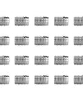20 Pcs M6x1.0 And M10x1.5 Thread Inserts In 302 Stainless Steel Slotted Self Tapping Thread Repair Kit For Cars, Trains, Boats, And Home Appliances Heavy Duty Vibration Resistant, Shock Proof, High Tensile Strength. 20 stainless steel thread inserts