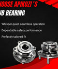 2 Pack Front Wheel Bearing Hub Assembly Fits Rogue 2008 2013 Rogue Select 2014 2015 And Sentra 2007 2012 displayed