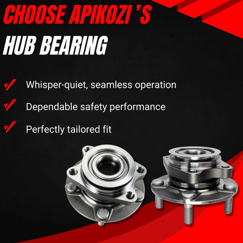 2 Pack Front Wheel Bearing Hub Assembly Fits Rogue 2008 2013 Rogue Select 2014 2015 And Sentra 2007 2012 displayed