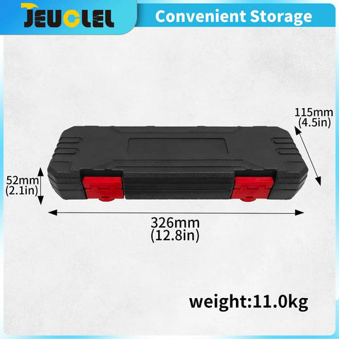 Magnetic Swivel Spark Plug Socket Set 3/8 Inch Drive 12 Point With Extension Kit Includes 14mm Four Inch Thin Wall 9/16 Inch Six Inch And 5/8 Inch Ten Inch Extensions For Quick Auto Fixes. black storage case