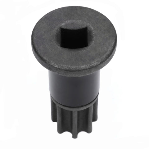 EnRand engine barring/rotating tool, black metal with square-drive top and gear-like bottom