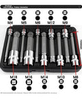 Top Shelf 10 Piece S2 Steel Torx Star Bit Socket Set With Heavy Duty Quick Wrench Repair Tools For Rusted Bolts And Stuck Screws That Save Time, 100mm case