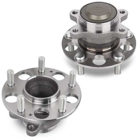 Rear Wheel Bearing And Hub Assembly For Honda Civic 2013 2014 2015 Rear Left And Right With ABS 5 Lug Set Of 2 metal parts