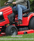 Left Side Driver Tractor Step For GC1700 Series Sub-Compact Tractors With Front Loader Bolt-On Coated Steel Step in use