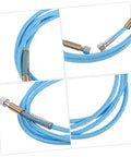 Pro Grade Heavy Duty High Temperature Steam Iron Replacement Hose And Tube Durable High Pressure Steam Line in blue color