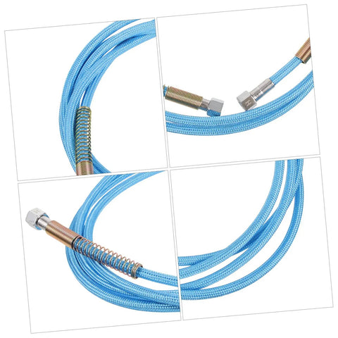 Pro Grade Heavy Duty High Temperature Steam Iron Replacement Hose And Tube Durable High Pressure Steam Line in blue color