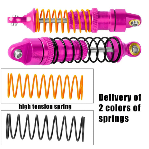 Pro Grade Aluminum Front And Rear Full Metal Shocks With Shock Tower Upgrade Kit For 1/18 LaTrax Teton Desert Prerunner RC