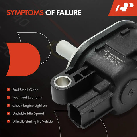 Vapor Canister Purge Solenoid Valve Compatible With Honda CR-V Civic Accord Crosstour And Acura TSX 2006-2015 symptoms of failure