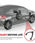 Illustration of Forged Steel Front Upper Control Arm With Ball Joint Bolt On Suspension Kit for various GM models.