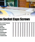 Heavy Duty M3 Cheese Head Slotted Screws Crafted From Premium A2 70 Stainless Steel Fasteners in high-quality arrangement.