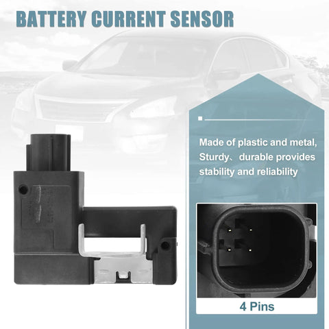 Precision Replacement Battery Current Sensor Oem Style 294G01HH0A for Nissan, 4-pin connector, durable plastic and metal.