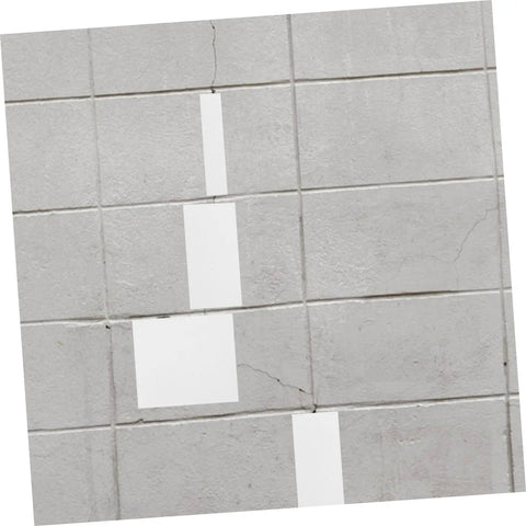 Concrete wall repaired with 12 Piece Vinyl Patch Kit For Wall Repair Self Adhesive Patches For Cracks Holes And Blemishes Quick Install