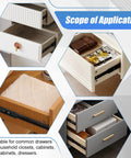 22 Inch Full Extension Drawer Slides 1 Pair 3 Fold Ball Bearing Side Mount Rails in various cabinet applications
