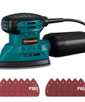 Top Shelf Palm Sander Delivering Knockout 12000 RPM Detail Sanding Performance For Wood And Metal Projects compact design with sanding sheets