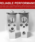 AC Expansion Valve Upgrade for Most Vehicles high and low temperature resistant metal anti rust AC system valve, precise refrigerant flow control