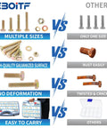 Beefy Heavy Duty Metric Bolts And Nuts Kit With Washers Grade 8.8 Alloy Steel Includes M4 M5 M6 M8 M10 Bolts And Nuts 1100 Piece Assortment