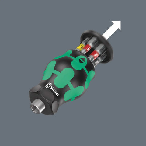 Kraftform Kompakt Stubby Magnetic Bit Set With Integrated Magazine showing bit storage
