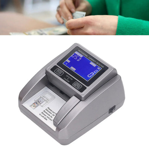 Portable Money Counter Handheld Cash Counter With LED Display showing 051, designed for small businesses and retail stores.