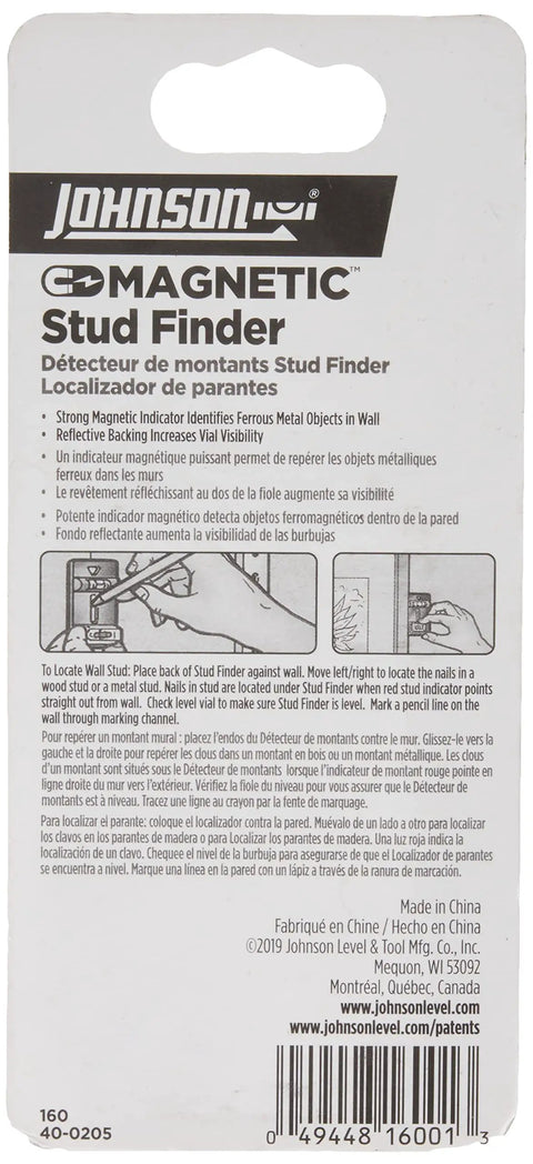 Heavy Duty Stud Finder With Built In Liquid Level Vial Accurate Wall Scanner Detects Wood And Metal Easily Ergonomic High Density Molded Body Slick Black Finish No Sweat Reliable Workhorse
