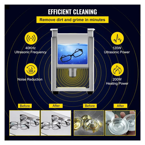 Countertop Ultrasonic Dishwasher With 10L Basin Knocks Out Grimy Buildup And Tough Residue Using 40 khz Waves As A No Sweat Sink Swap For Big Time Spotless Dishes Without Any Fuss Today with examples of cleaning results.