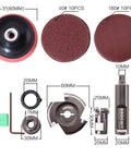 Indexable Replacement Blade Wood Engraving Set For Angle Grinder And CNC Machining kit with multiple parts and sizes.