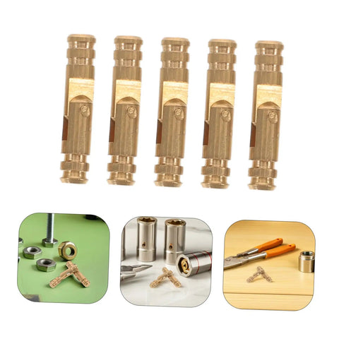 Brass Barrel Hinges 25 Pcs For Jewelry Box And Keepsake Box With Hidden Cylindrical Design, heavy duty support displayed.