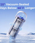 Keep Their Bottle Frosty On The Fly With This 22 Oz Portable Breast Milk Cooler For Work Commutes Featuring Heavy Duty Vacuum Insulation That Holds Cold All Day Long Without Breaking A Sweat Tsa Approved, vacuum-sealed design