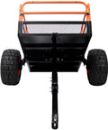 Heavy Duty Utility Trailer With 1500 Lb Load Capacity For Farm Hauling Lawn Mower And ATV UTV Towing Built From Solid Steel