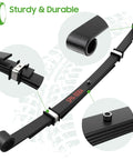 Heavy Duty Rear Four Leaf Spring Kit With Bushings And Sleeves Fits Club Car Ds Golf Cart 1982 Onward detailed view of components.
