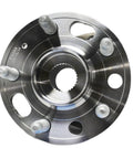 Top view of beefed up front and rear wheel hub bearing kit with set of 24 chrome lug nuts and 2 socket keys included for 2010-2017 models.
