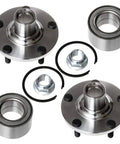 Beefy Front Wheel Bearing And Hub Assembly Kit For Nissan Altima 2002 2006 V6 3.5L Maxima 2000 2008 Infiniti I30 I35 5 Lug 518516 X2 Replacement Hub Repair Kit showing components
