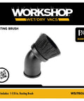 Dusting Brush Attachment For Wet Dry Vacuums, Handy Vacuum Accessory That Lifts Dust From Crevices And Debris, Fits Most Hoses And Wands