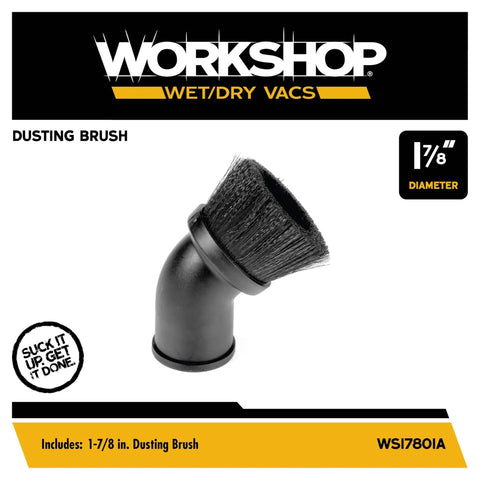Dusting Brush Attachment For Wet Dry Vacuums, Handy Vacuum Accessory That Lifts Dust From Crevices And Debris, Fits Most Hoses And Wands